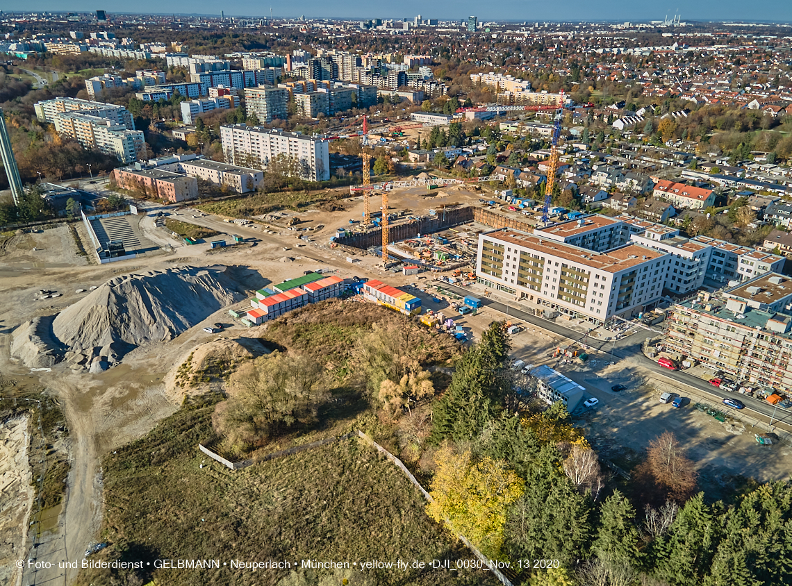 13.11.2020 - Piederstorfer Gelände und Alexisqaurtier am Karl-Marx-Ring in Neuperlach 13.11.2020 - Piederstorfer Gelände und Alexisqaurtier am Karl-Marx-Ring in Neuperlach